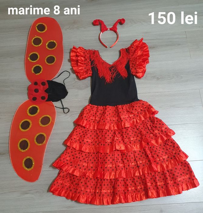 Costume de : albinuțe,  buburuze și fluturași