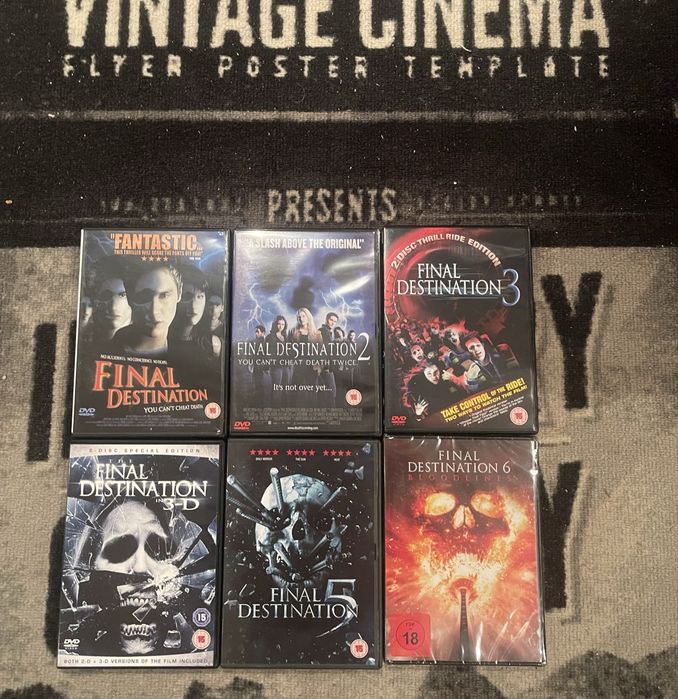 Filme Final Destination 1-6 DVD Complete Collection ( Originale )