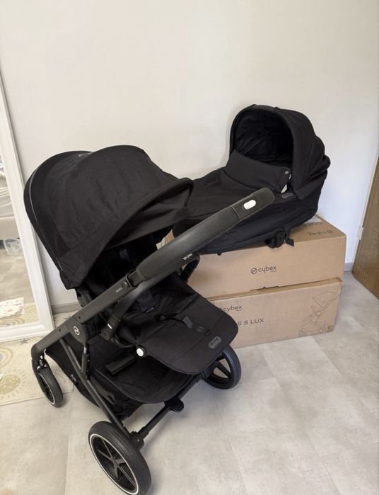 Бебешка количка Cybex Balios S Lux  Moon Black 2025