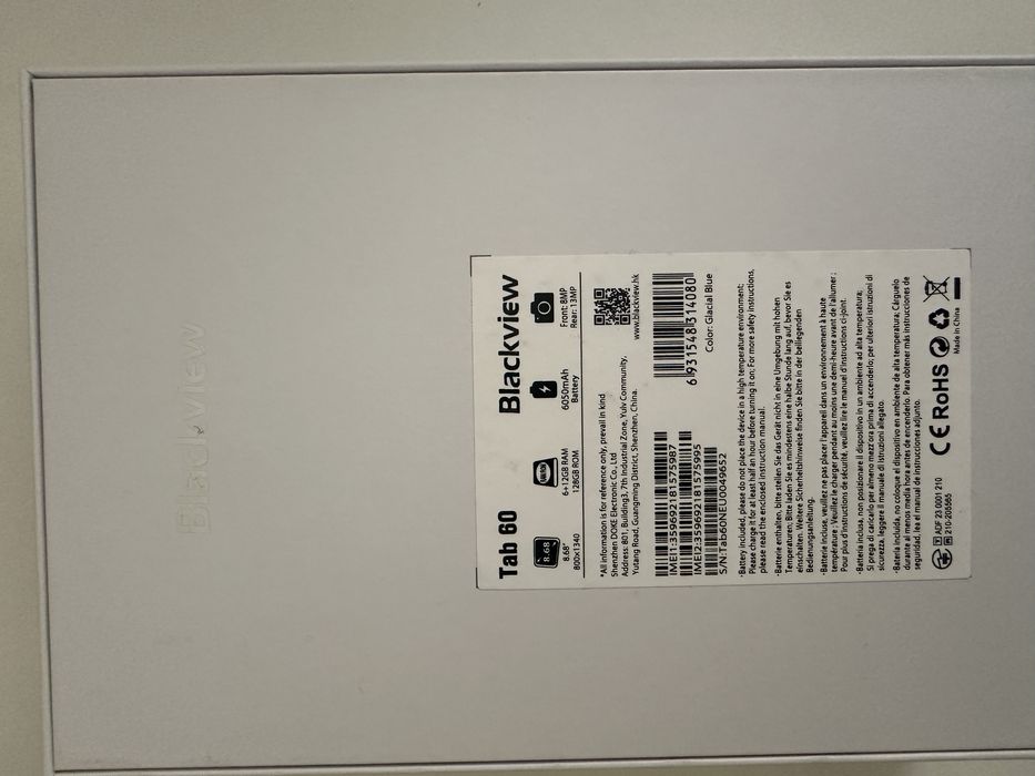 Продам планшет Blackview Tab 60 новый