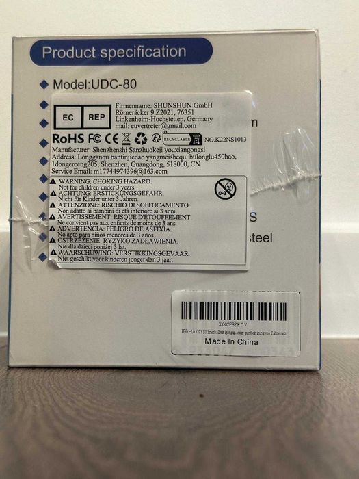 Curățător Ultrasonic cu UV pentru Aparat Dentar / Gutieră – NOU