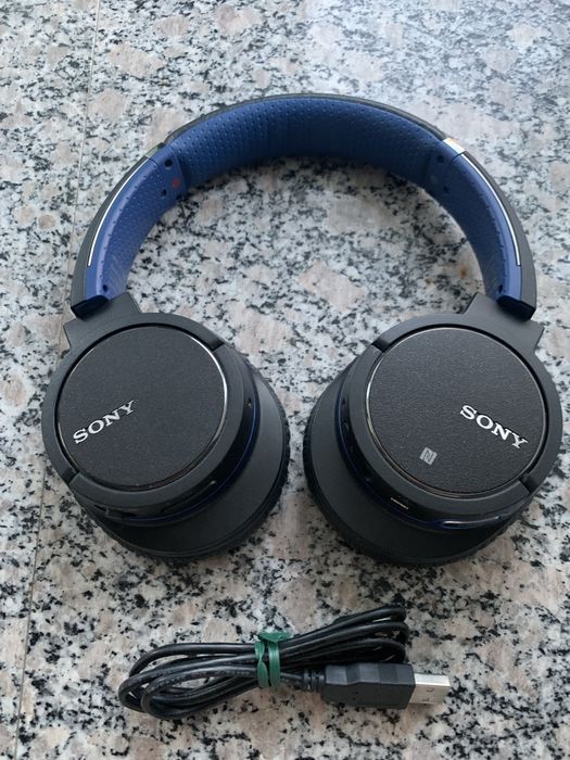 Casti Bluetooth SONY MDR-ZX770BN Blue, Over The Ear