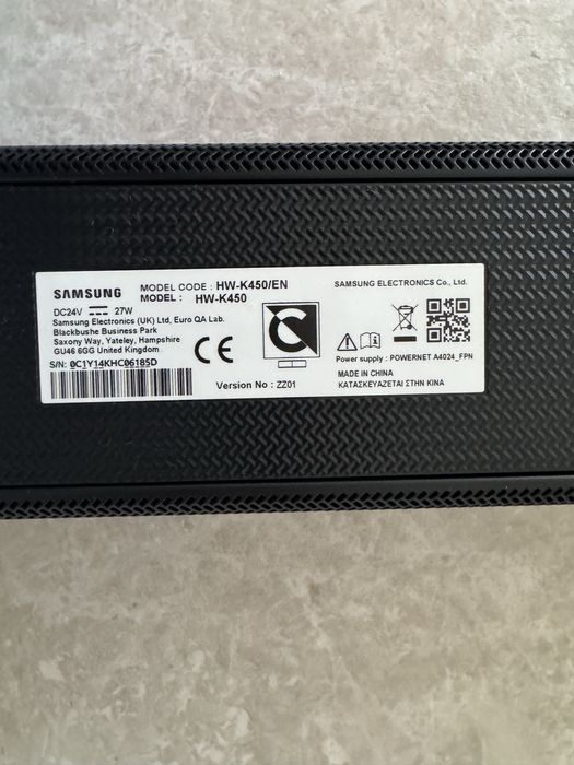 Samsung Soundbar HW-K450