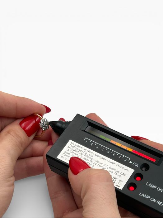 Античен Halo пръстен с диаманти – 0.6 ctw, 18K злато, тегло 1.78