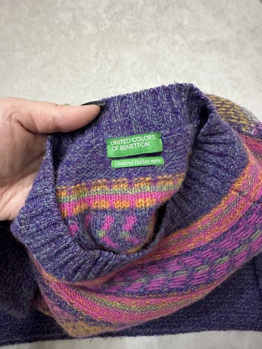 Benetton джемпер 100% шерсть