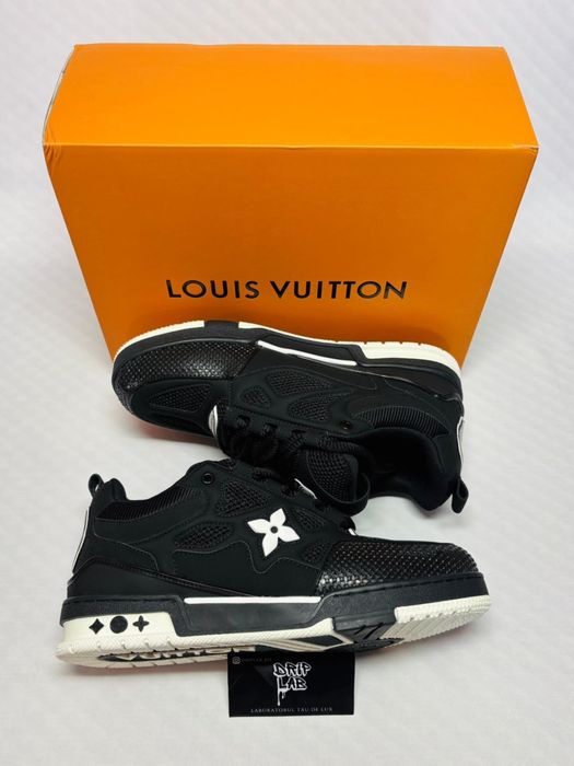 Louis vuitton skate negru alb