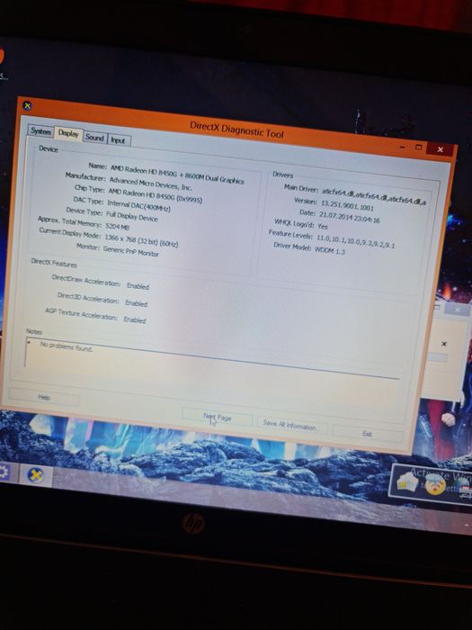 HP Pavilion model 15-E073SO
