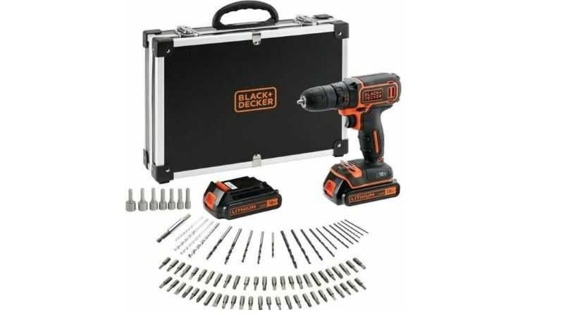 Mașină de găurit / înșurubat BLACK+DECKER 18V BDCDC18BAFC-QW