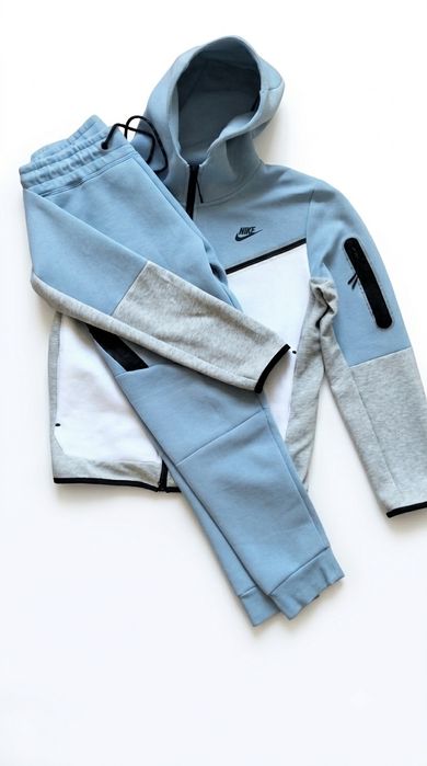 Nike Tech fleece Baby Blue Размер М