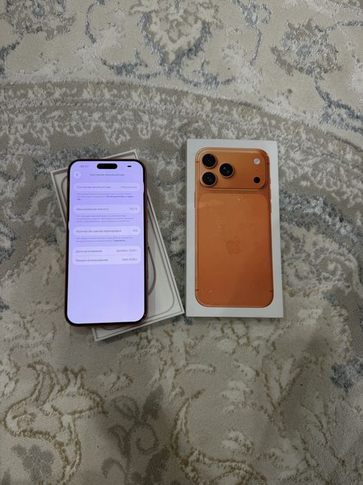 Айфон 17 Про Макс 256 ГБ iPhone 17 Pro Max 100 % АКБ ВСЕ РАБОТАЕТ