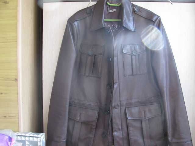 Кожаная куртка мужская.