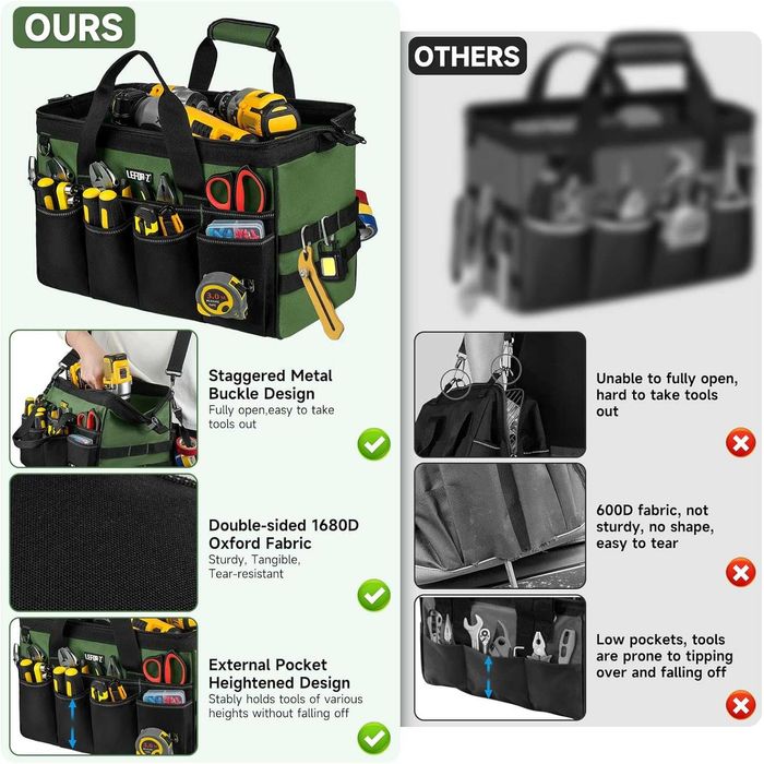 Чанта за инструменти, 40-сантиметрови тежки чанти