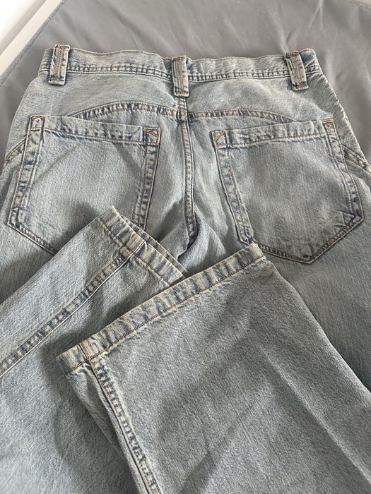 blugi albastri baggy style