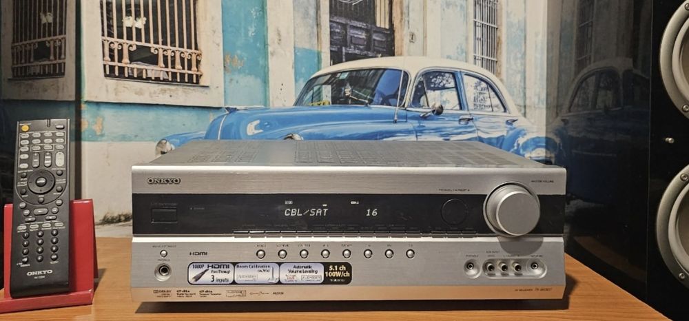 Onkyo TX SR 307 cu HDMI amplificator statie amplituner receiver