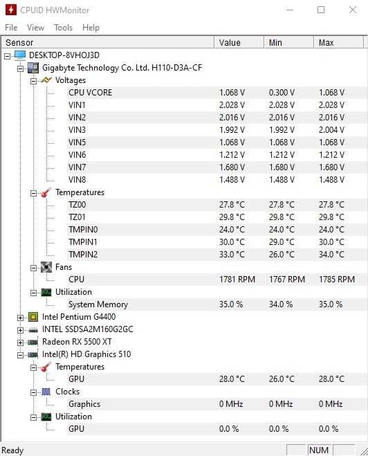 Gigabyte H110-D3A дъно Intel socket 1151