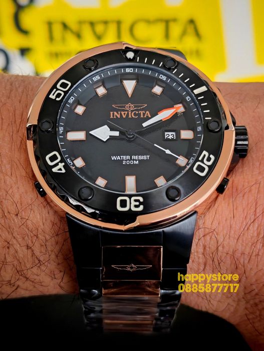 INVICTA Black Rose 49 mm, Инвикта нов ръчен часовник