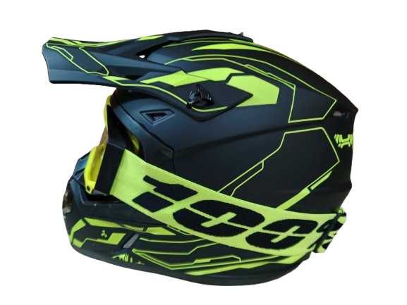 Каска Крос Мотор/Скутер/Бъги/Вело/АТВ с очила 100%-MT-5