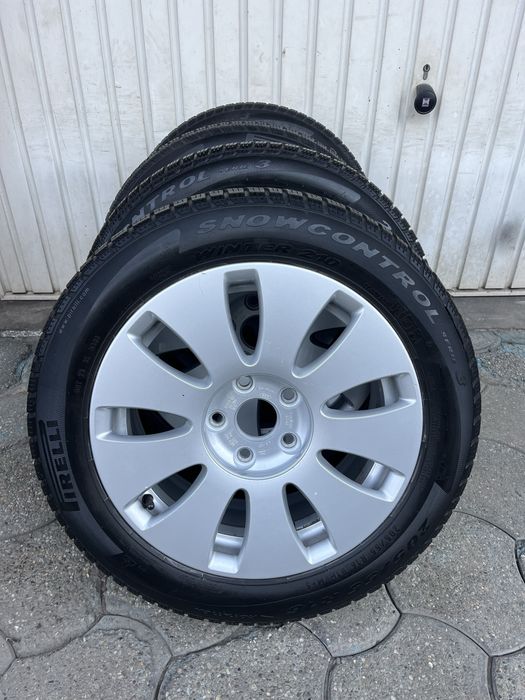Jante aliaj 5x112mm, anvelope 205/55 R16 Audi A3, A4, Seat, Skoda, VW