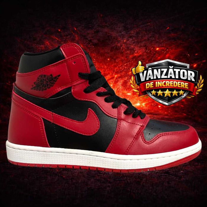 Adidasi NIKE Air JORDAN 1 Retro High OG VARSITY Red