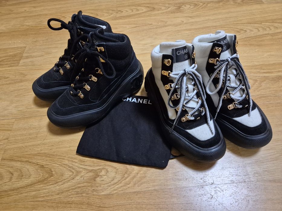 Chanel боти с грайфер за сняг