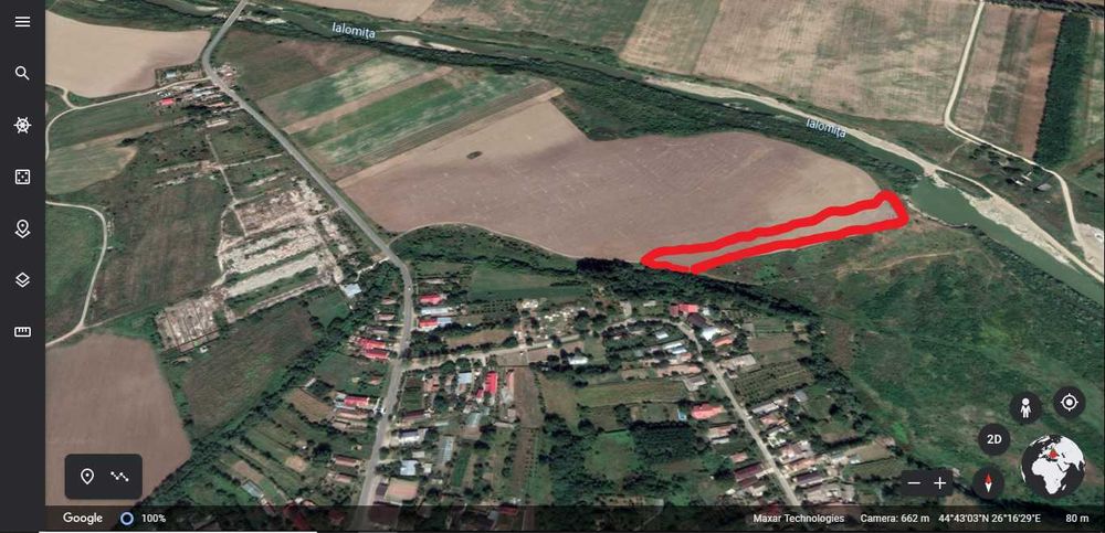 Vand teren extravilan 7800 mp in sat Lipia, com. Gruiu, jud. IF