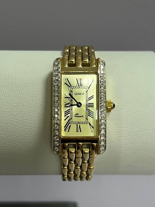 Золотые Часы с бриллиантами #АК127461