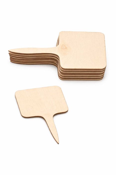 Табелки за саксии от дърво