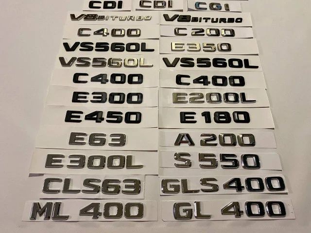 Эмблемы щильдики надписи на Mercedes-Benz Bmw land rover