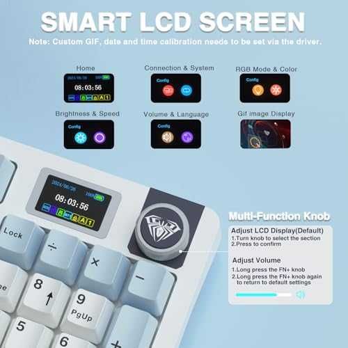 Механична клавиатура AULA S98 Pro три режима RGB