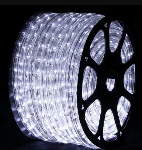 LED Бял Маркуч на метър 2.90лв от 10 до 100метра Изработка