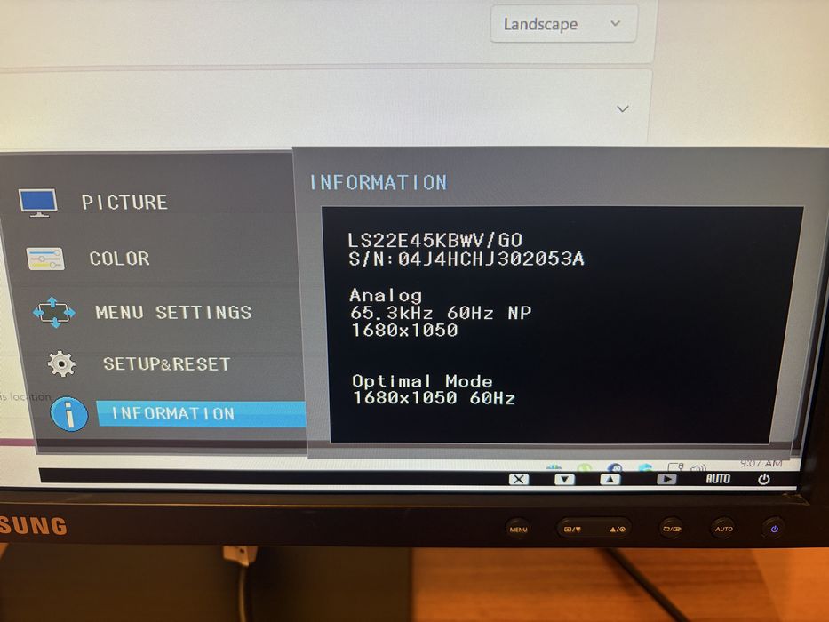 Monitor LCD Samsung 22 inch WSXGA+ , S22E450BW