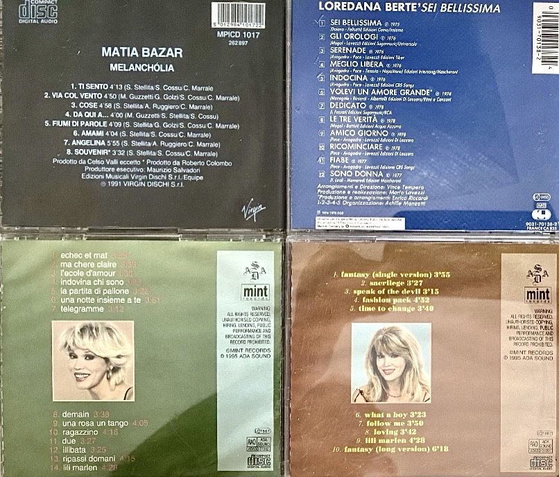 CD диски итальянцы