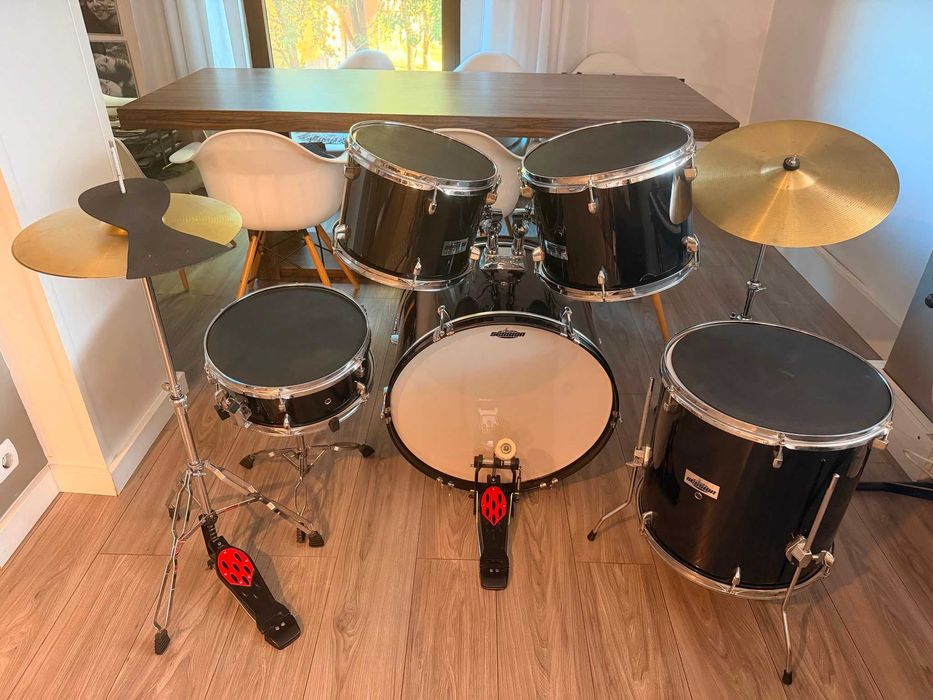 Set de tobe acustice - Drum Session - complet - percutie