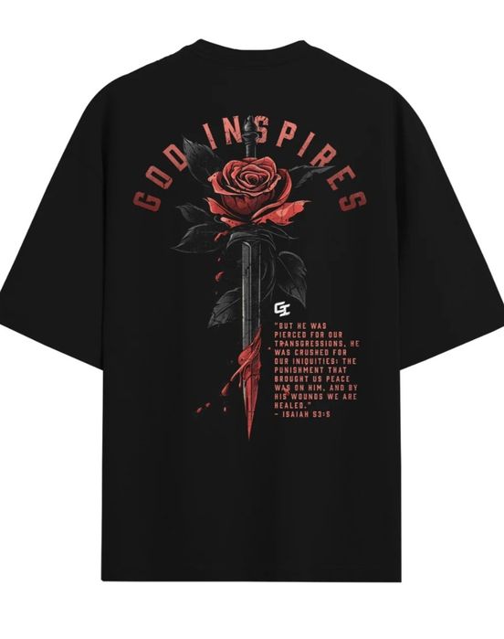 God inspires T shirt " Isaiah 53:5"