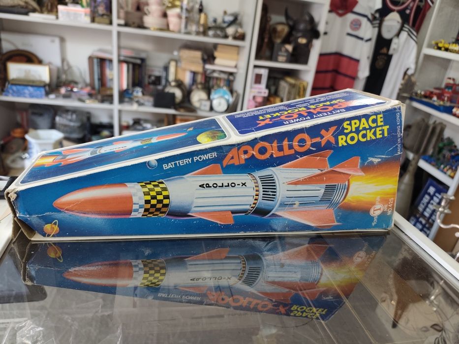 Пластмасова играчка ракета apollo-x space rocket