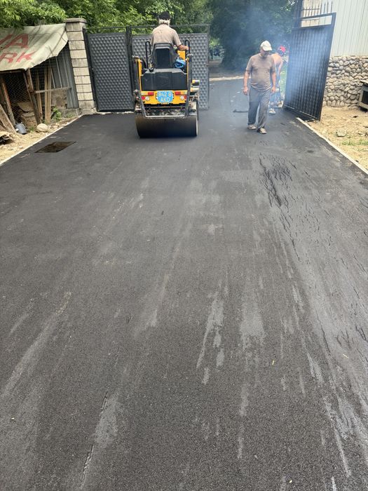 Асфальтирование. Укладка асфальта.