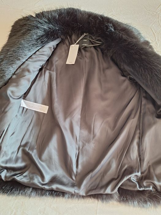 Зимно яке манго изкуствен мех