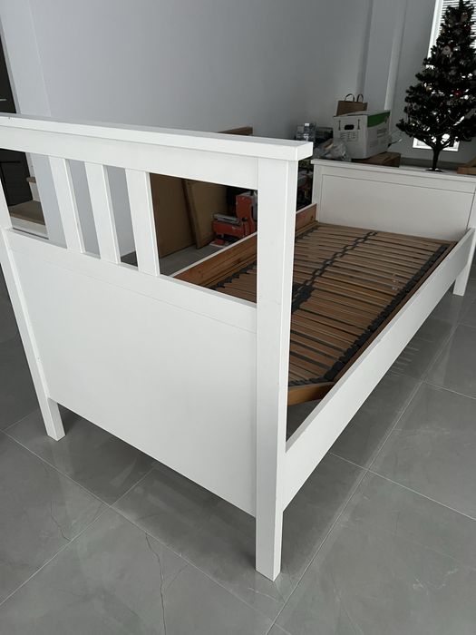 Vand pat din lemn masiv Ikea 90x200