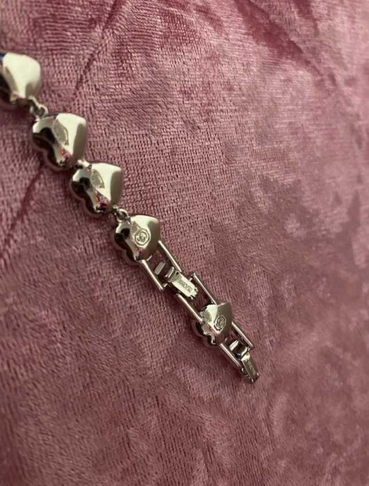 Bratara Swarovski Angelic Inimioare Argintii - nouă, în cutie