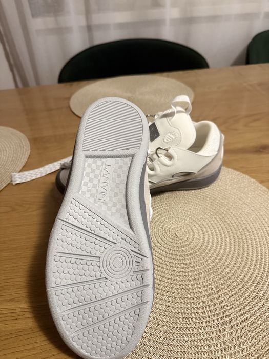 Vand pantofi Lanvin Curb White noi