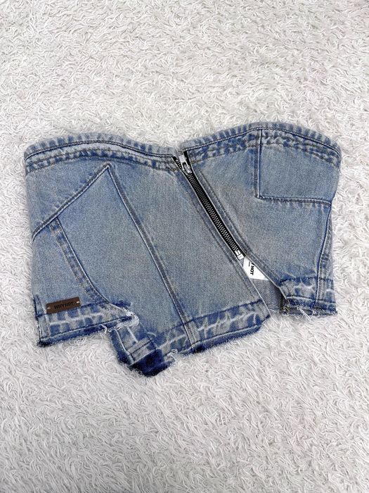 Корсет джинсовый WHY NOT Denim XS голубой, Украина