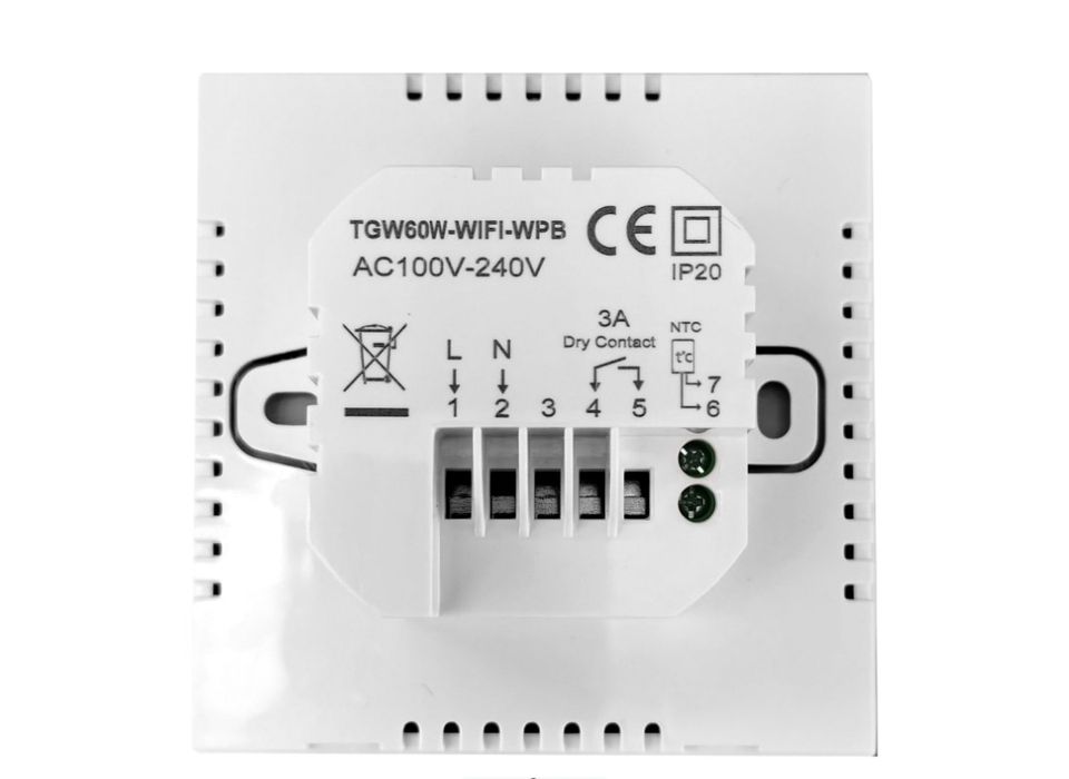 Termostat centrală touchscreen