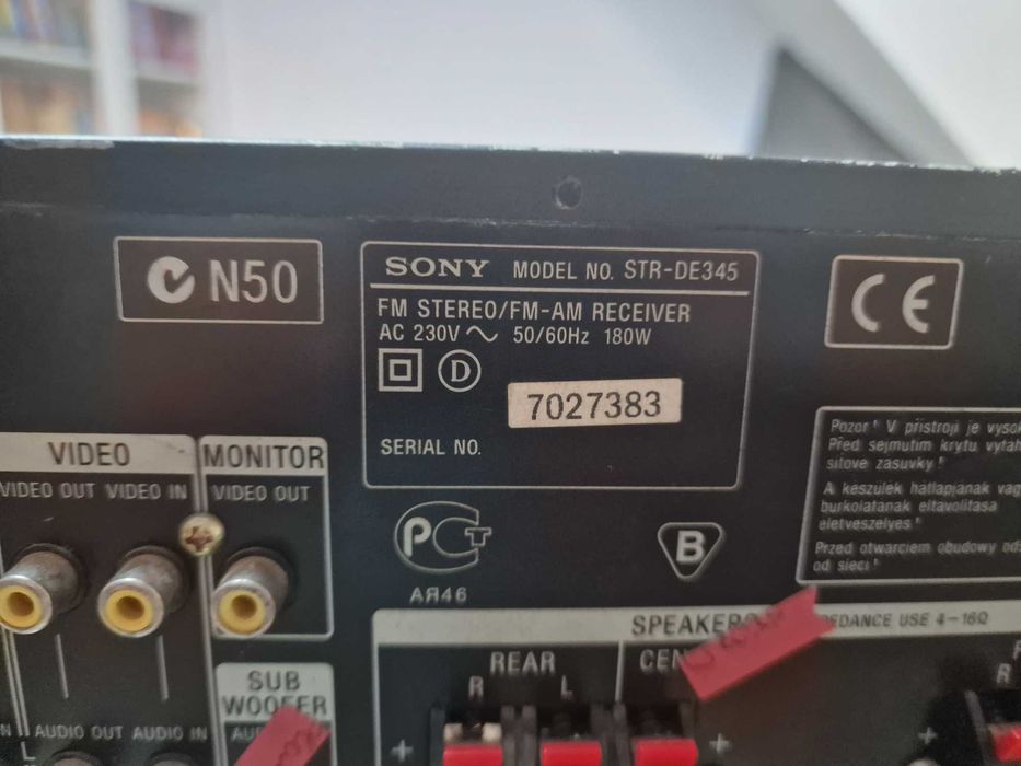 Amplificator Receiver SONY STR-DE345 F Puternic 100w pe canal Stare f