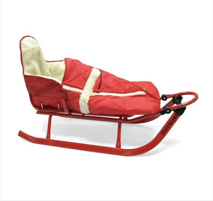 Sanie piccolino cu maner si sac detasabil