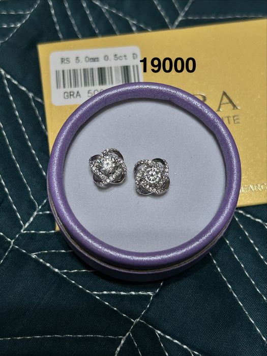 Серебро с муассанитами