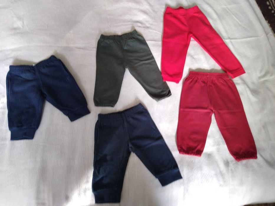 5 pantalonași copii vârstă de 1/2 - 1 an