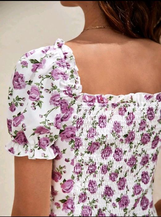 Нова дамска блузка с рози