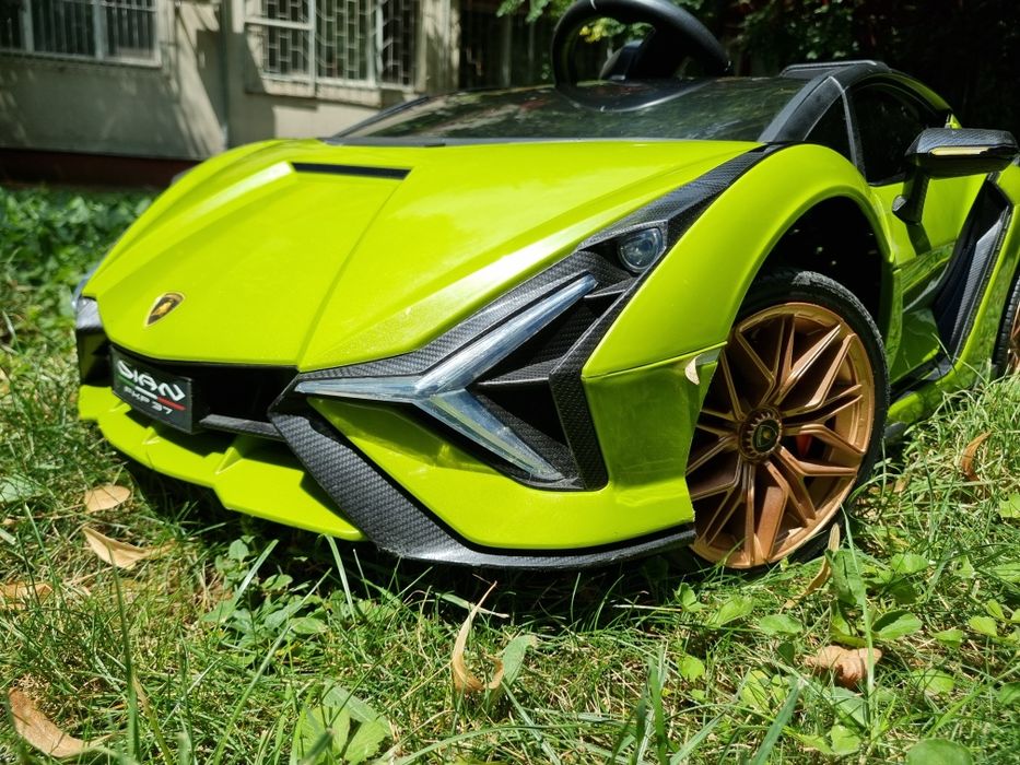 Masinuta electrica pentru copii Lamborghini Sian verde