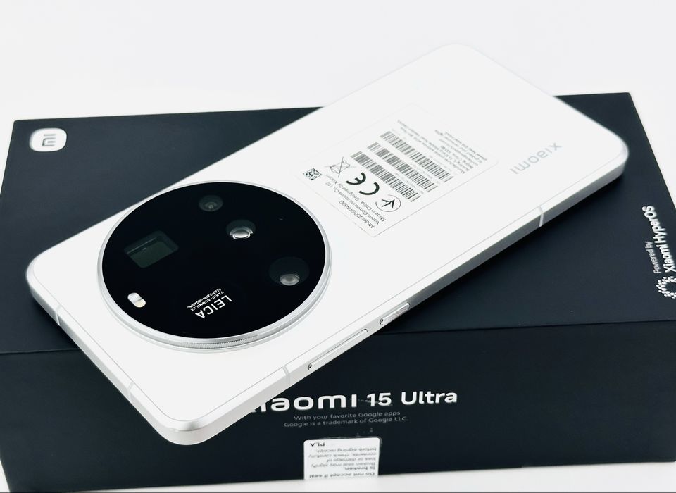 КАТО НОВ! Xiaomi 15 Ultra 5G 512GB 16RAM White 2г. Гаранция!