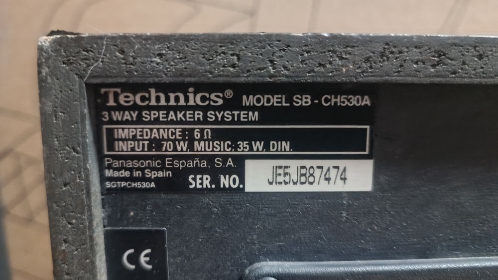 Продам колонки Technics от муз центра